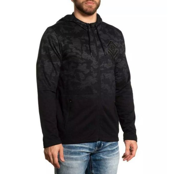 AMERICAN FIGHTER Men's ZIP UP HOODIE HANKINSON - Picture 5 of 7